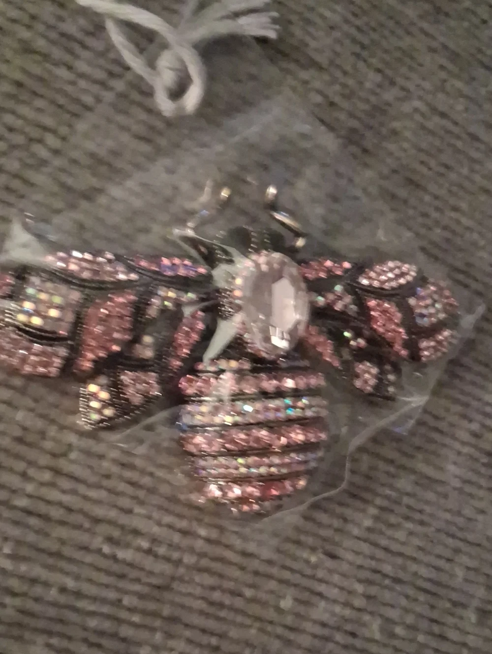 Sparkling Pink Bee Brooch - Women Accessories